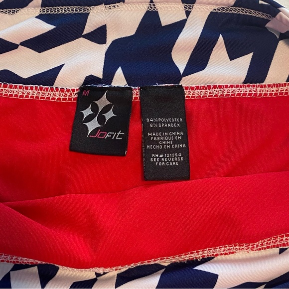 Jofit skort Blue white red Size Medium Tennis Golf Pickleball - Picture 7 of 10